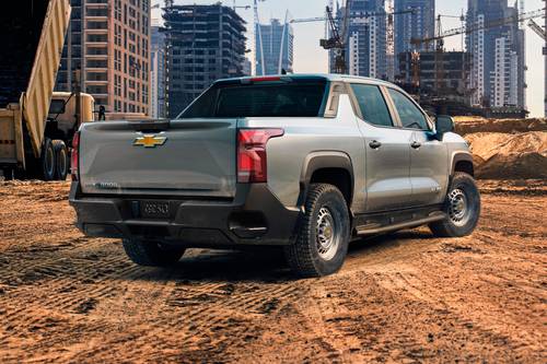 2025 Chevrolet Silverado EV Work Truck Max Range Fleet Crew Cab Pickup Exterior