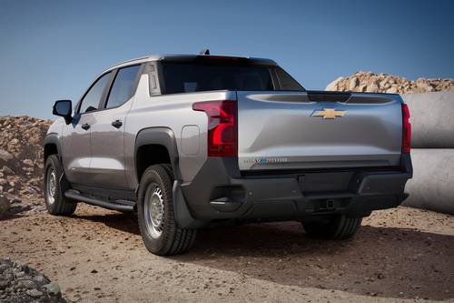 2025 Chevrolet Silverado EV Work Truck Max Range Fleet Crew Cab Pickup Exterior