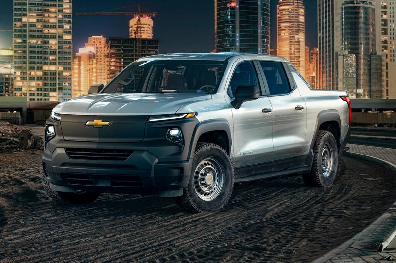 2026 Chevrolet Silverado EV Work Truck Max Range Crew Cab Pickup Exterior