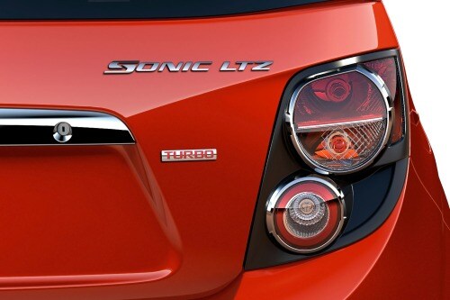 2016 Chevrolet Sonic LTZ 4dr Hatchback Rear Badge