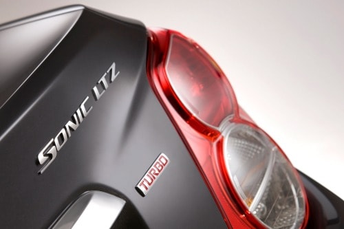 2016 Chevrolet Sonic LTZ Sedan Rear Badge