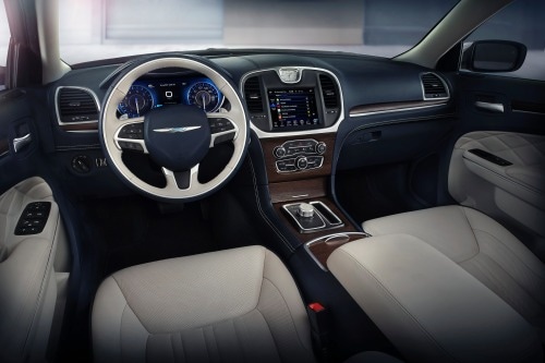 2016 Chrysler 300 C Platinum Sedan Interior Shown