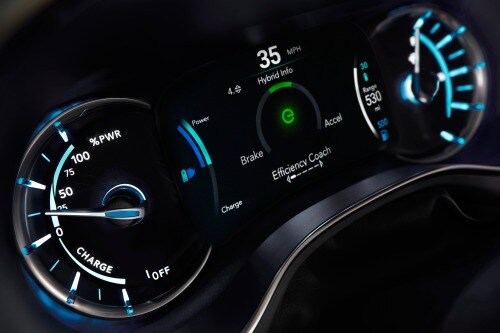 2017 Chrysler Pacifica Hybrid Platinum Passenger Minivan Gauge Cluster