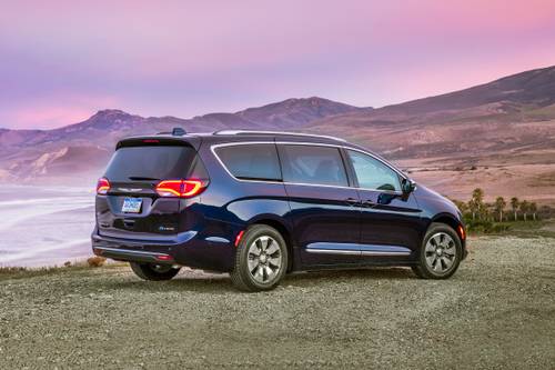 Chrysler Pacifica Hybrid Touring Plus Passenger Minivan Exterior Shown