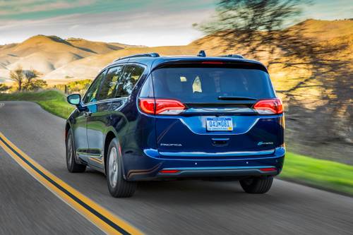 Chrysler Pacifica Hybrid Touring Plus Passenger Minivan Exterior Shown