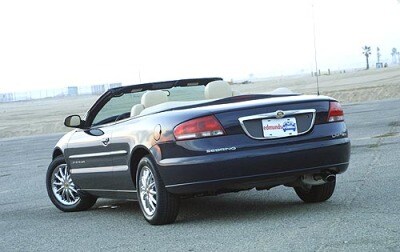 Used 2002 Chrysler Sebring Limited Convertible Review Ratings 2001 Chrysler Sebring Limited 2dr Convertible