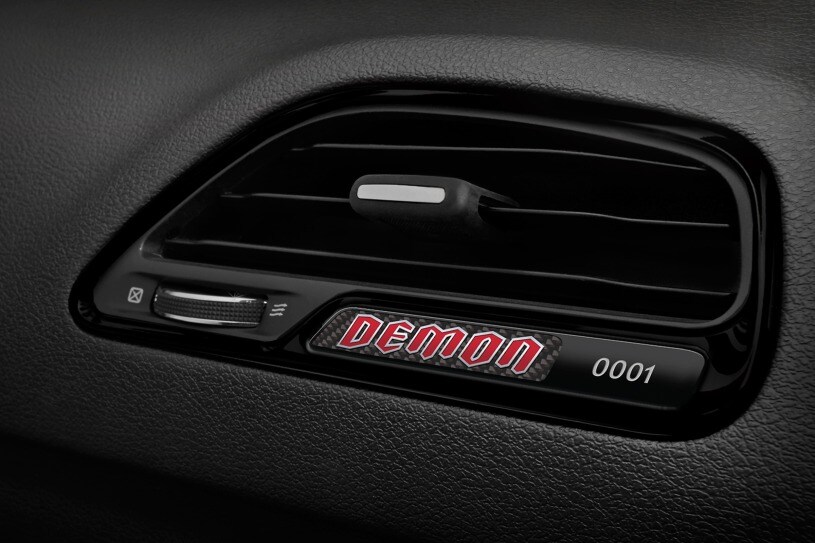 2018 Dodge Challenger SRT Demon Coupe air vent detail