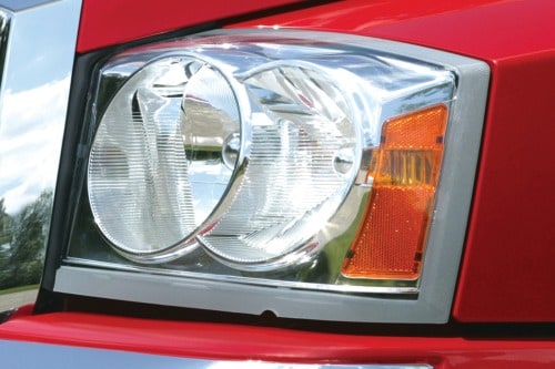 2007 Dodge Dakota Laramie Crew Cab Pickup Headlamp Detail