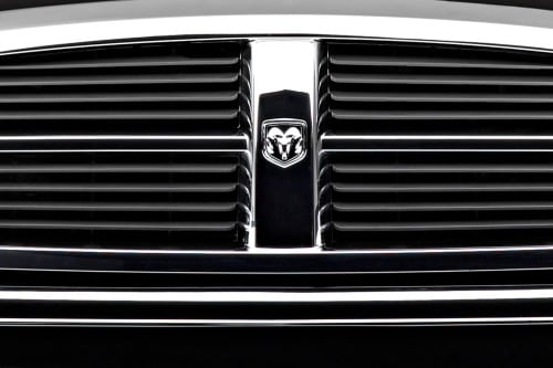 2007 Dodge Dakota Laramie Crew Cab Pickup Front Badge