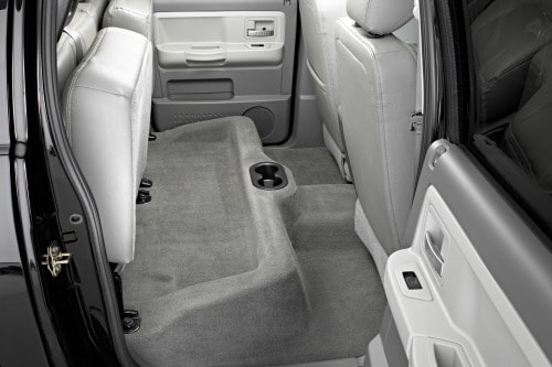2007 Dodge Dakota Laramie Crew Cab Pickup Rear Interior
