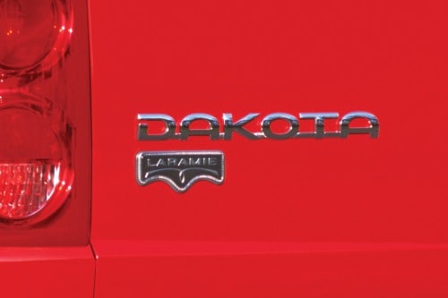 2007 Dodge Dakota Laramie Extended Cab Pickup Rear Badge