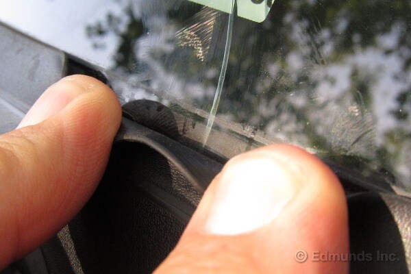 Stress crack on windshield?