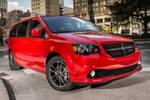 2014 Dodge Grand Caravan SXT Minivan Exterior. Blacktop Package Shown.