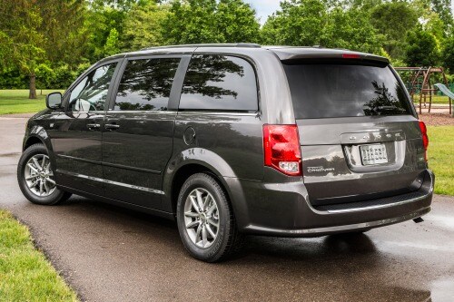 2014 Dodge Grand Caravan SXT Minivan Rear. Options Shown.