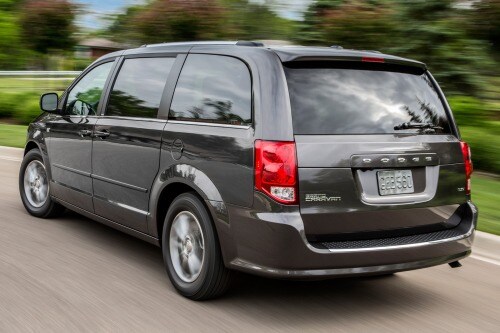 2014 Dodge Grand Caravan SXT Minivan Rear. Options Shown.