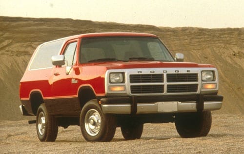 Used 1991 Dodge Ramcharger SUV Review | Edmunds