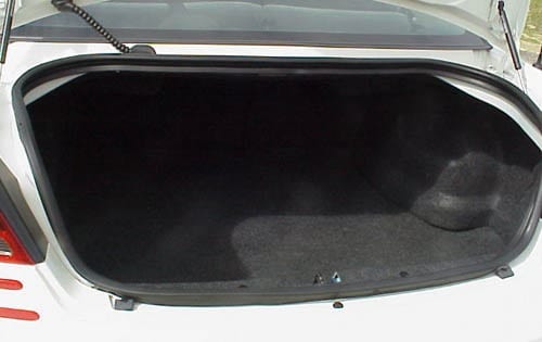 2001 Dodge Stratus Sedan Cargo Area