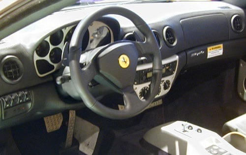 2001 Ferrari 360 Modena Spider Interior