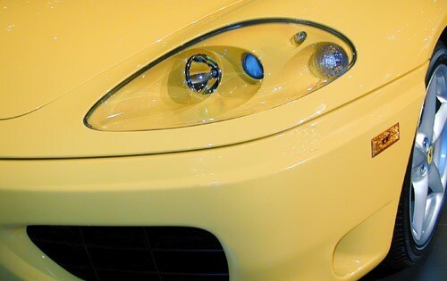 2002 Ferrari 360 Spider Headlight Detail