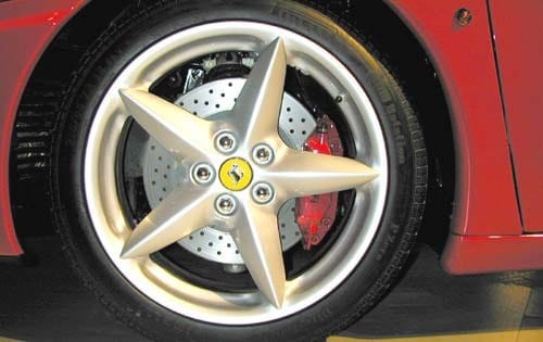 2002 Ferrari 360 Modena Wheel Detail