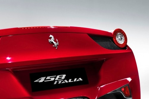 2011 Ferrari 458 Italia Coupe Rear Badge