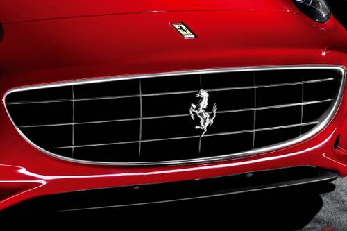 2012 Ferrari California Convertible Front Badge