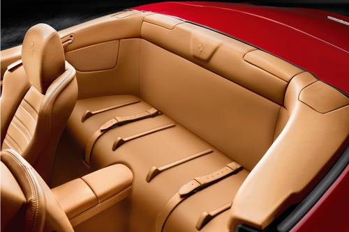 2012 Ferrari California Convertible Rear Interior