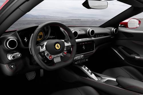 Ferrari Portofino Convertible Steering Wheel Detail