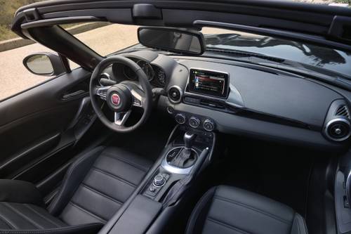 FIAT 124 Spider Lusso Convertible Dashboard Shown