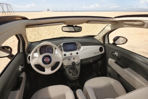 2016 FIAT 500 C Easy Convertible Dashboard Shown