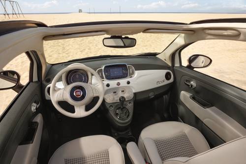 2018 FIAT 500 C Lounge Convertible Dashboard Shown
