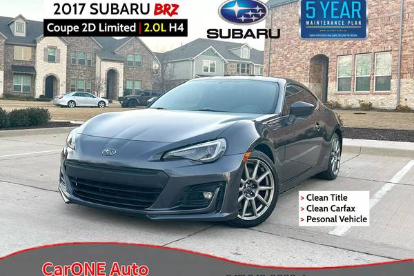 Certified 2017 Subaru BRZ Limited Coupe