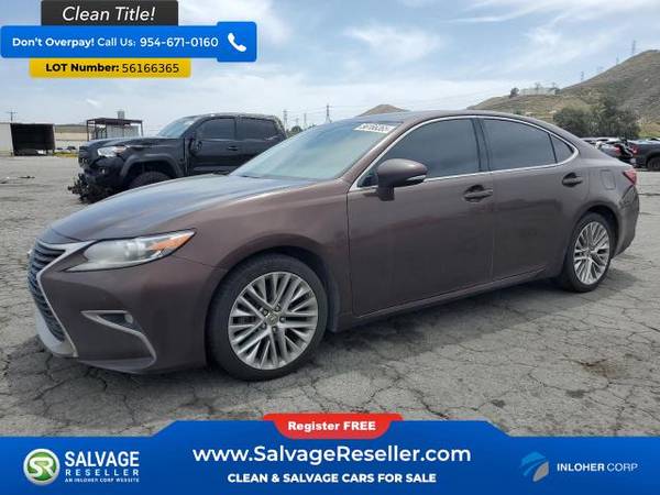 The 2016 Lexus ES 350 The 2016 Lexus ES 350
