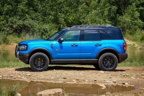 2025 Ford Bronco Sport Badlands 4dr SUV Profile. Sasquatch Package Shown.