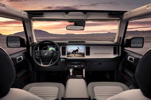2022 Ford Bronco Badlands Convertible SUV Dashboard