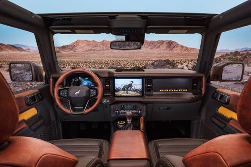 2022 Ford Bronco Black Diamond Convertible SUV Dashboard