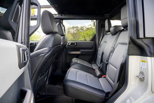2022 Ford Bronco Everglades Convertible SUV Rear Interior