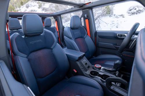 2022 Ford Bronco Raptor Convertible SUV Interior Detail