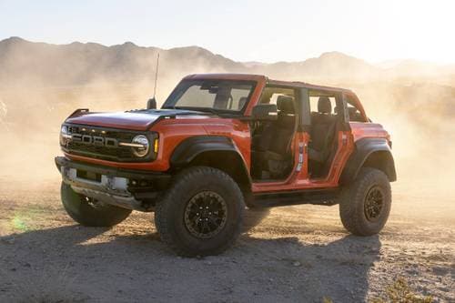 2022 Ford Bronco Raptor Convertible SUV Exterior