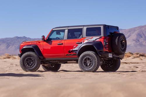 2024 Ford Bronco Raptor Convertible SUV Profile