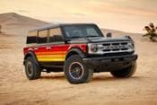 2025 Ford Bronco Big Bend Convertible SUV Exterior. Free Wheeling Package Shown.