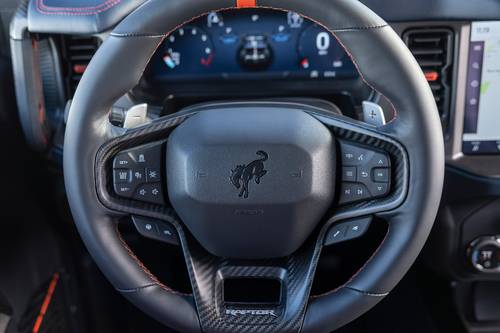 2025 Ford Bronco Raptor Convertible SUV Steering Wheel Detail