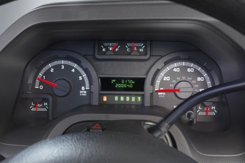2013 Ford E-Series Wagon E-150 XLT Passenger Van Gauge Cluster