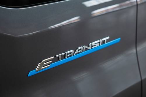 Ford E-Transit Cargo Van 350 Medium Roof Front Badge