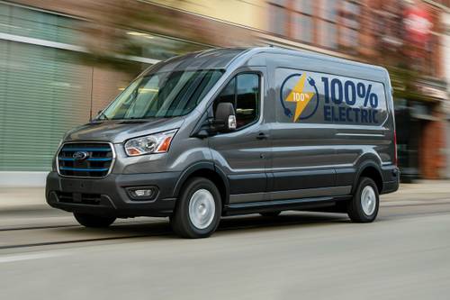 Ford E-Transit Cargo Van 350 Medium Roof Exterior