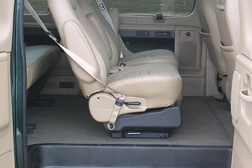 2001 Ford Econoline Wagon E-150 XLT Rear Interior