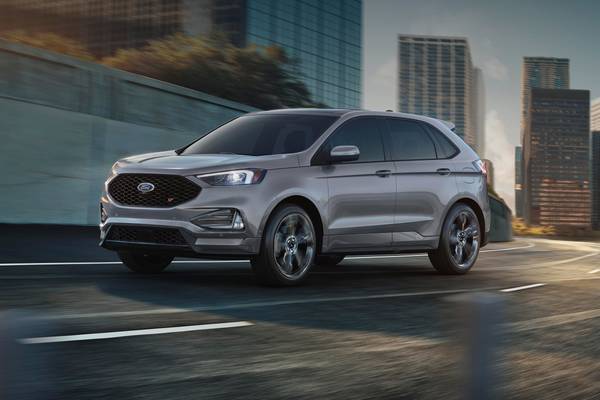 thumbnail image 2 of Front Upper Bumper Cover For 2019-2024 Ford Edge - Primed, Without Park Assist Holes - Direct Fit 2 of 6