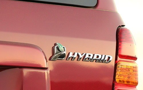 2005 Ford Escape Hybrid Rear Badging