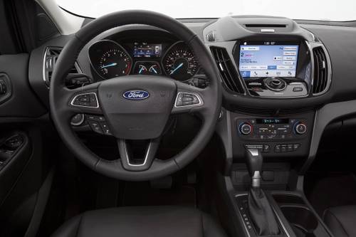 Ford Escape Titanium 4dr SUV Steering Wheel Detail