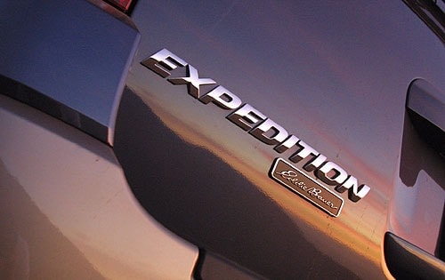 2003 Ford Expedition Eddie Bauer Rear Badging Shown